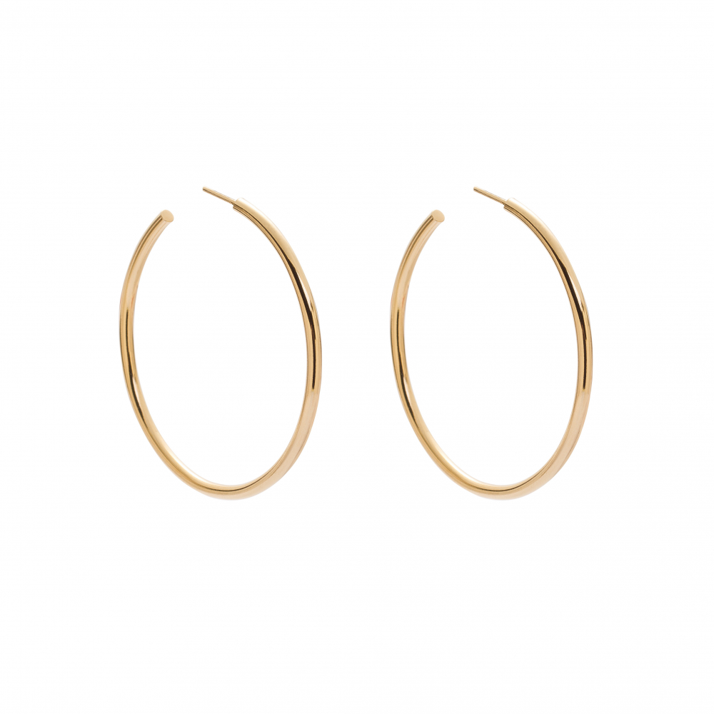 GoldplatedBold 07 goldplated earrings - ręcznie wykonana bezkompromisowa biżuteria