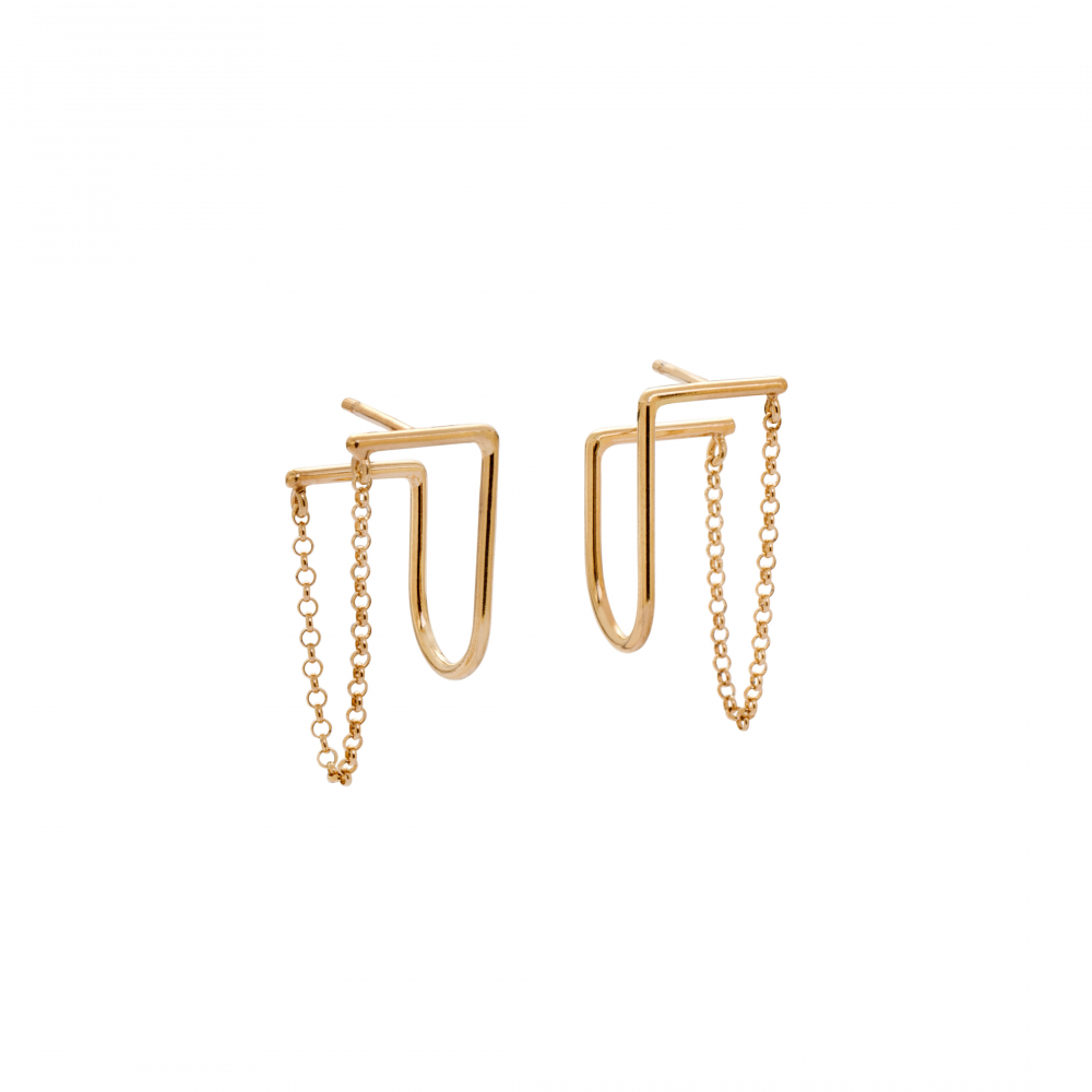GoldplatedBold 10 goldplated earrings - ręcznie wykonana bezkompromisowa biżuteria