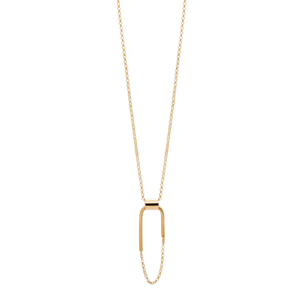 GoldplatedBold 01 goldplated necklace - ręcznie wykonana bezkompromisowa biżuteria