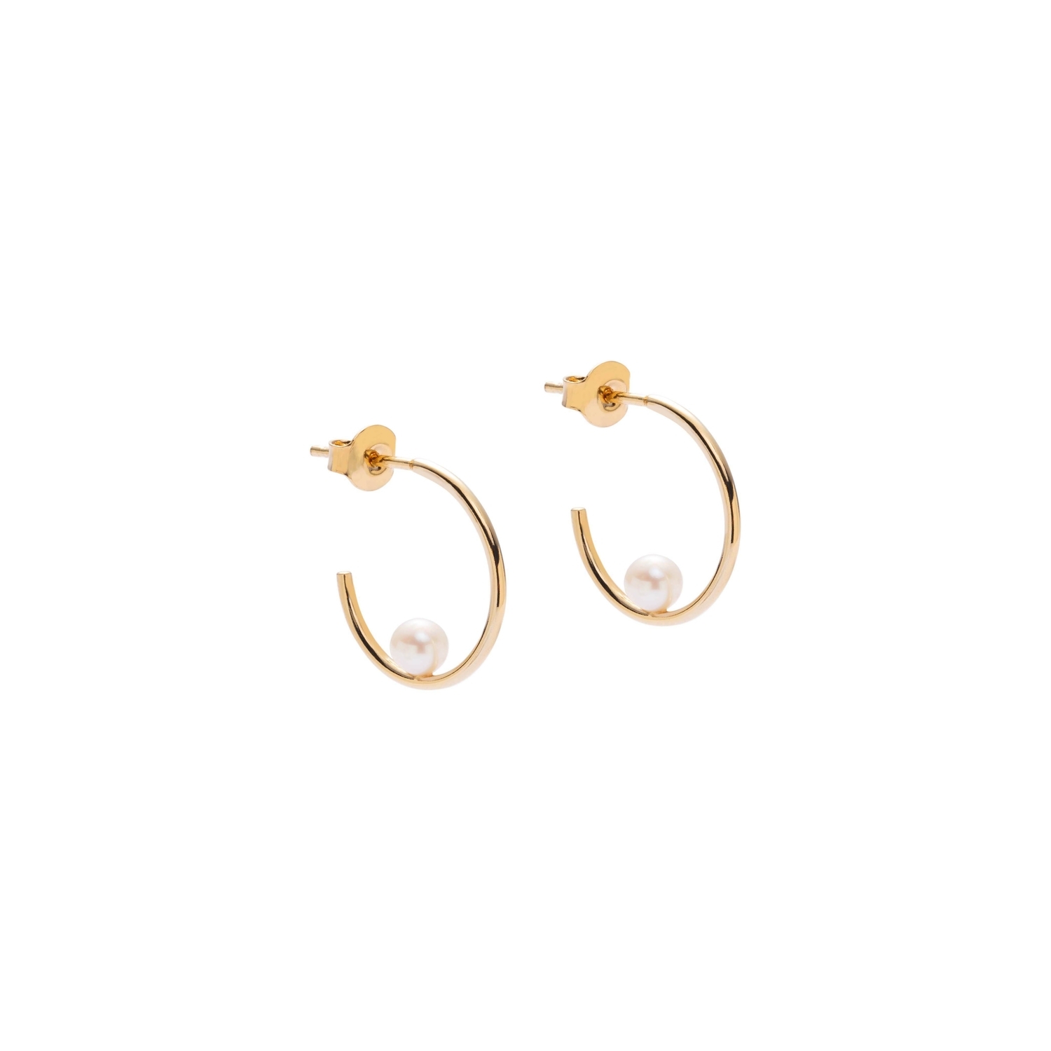 GoldImagine 01 - 14kt gold earrings - ręcznie wykonana bezkompromisowa biżuteria