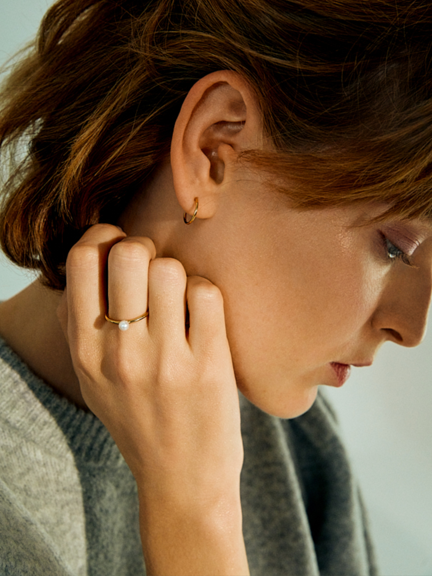 imagine 07 - 14 kt gold earrings dodatkowe zdjęcie 1