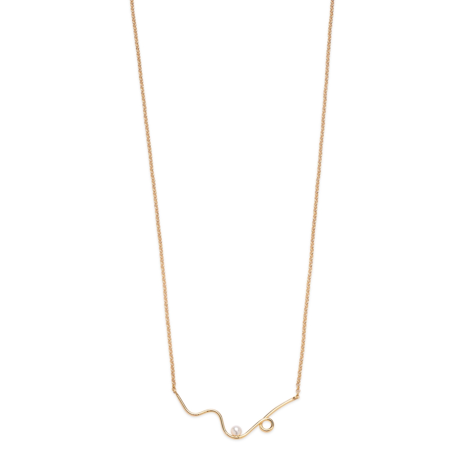 GoldImagine 01 - 14 kt gold necklace - ręcznie wykonana bezkompromisowa biżuteria
