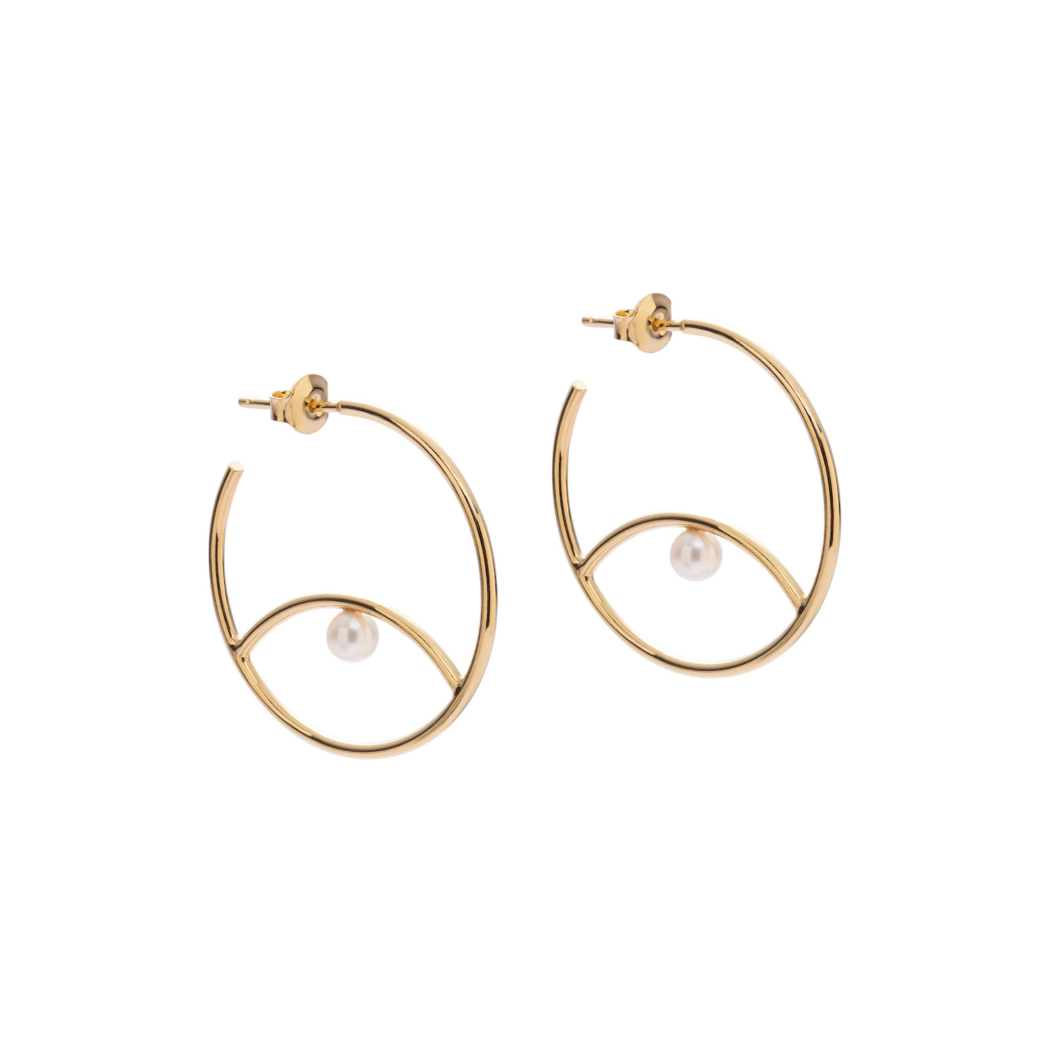 muse 03 gold earrings