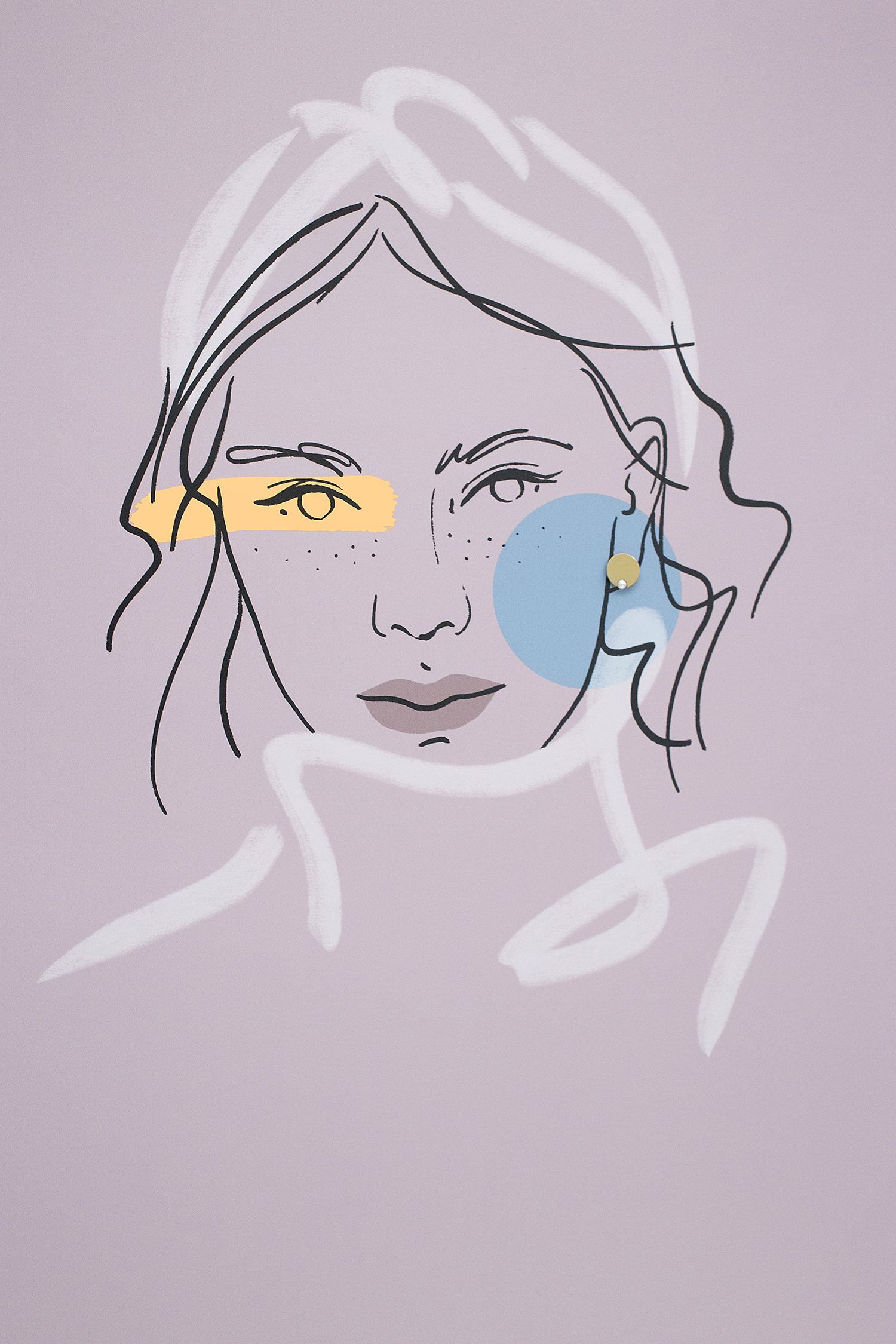 muse 06 gold earrings dodatkowe zdjęcie 2