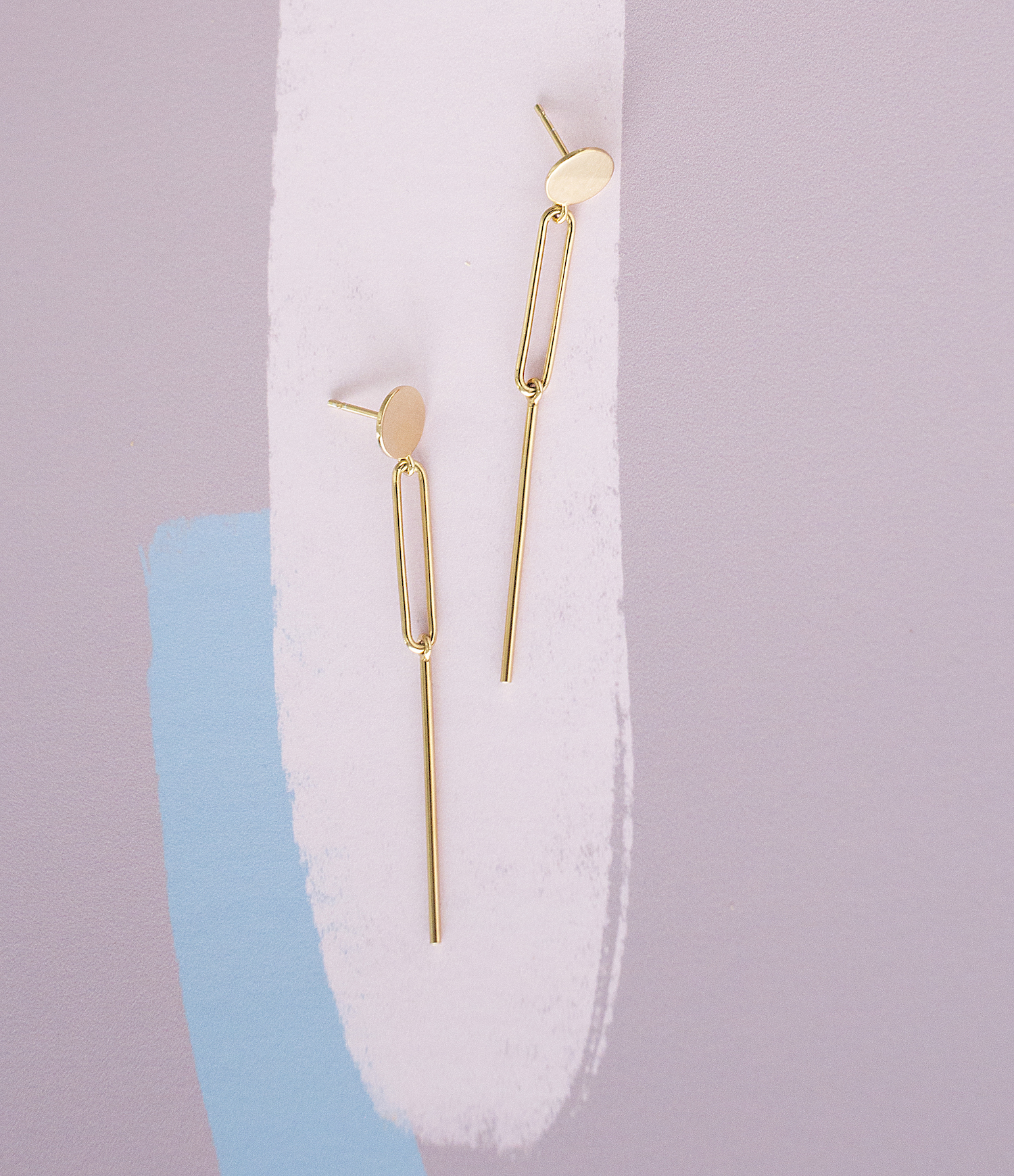 muse 07 gold earrings dodatkowe zdjęcie 3