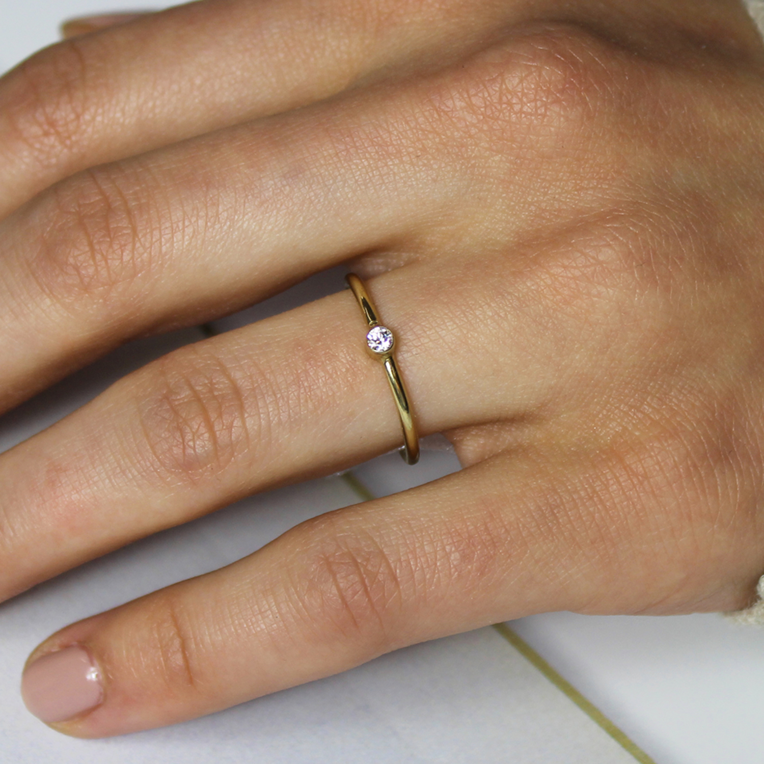 joy - gold engagement ring dodatkowe zdjęcie 2