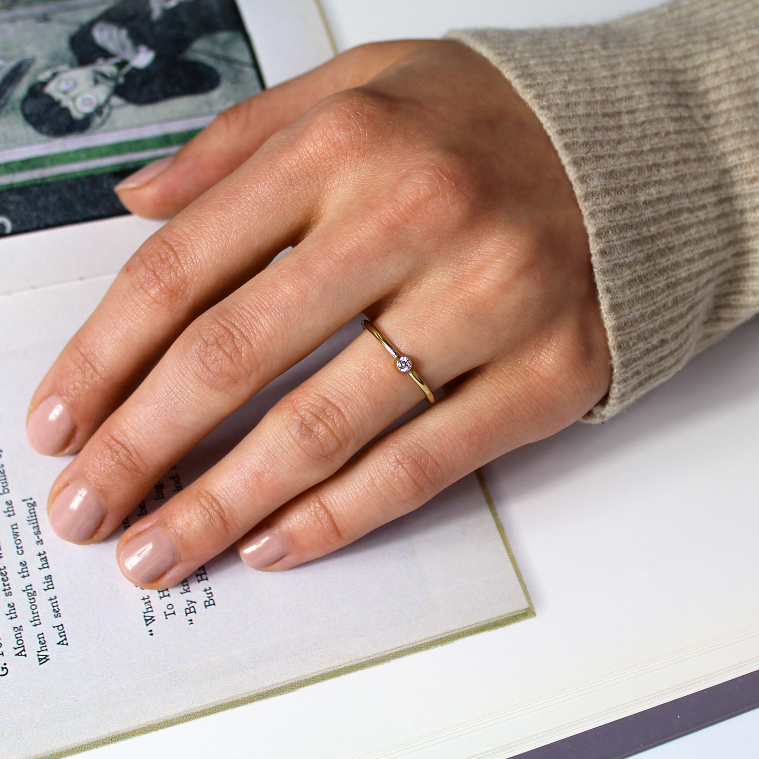 joy - gold engagement ring dodatkowe zdjęcie 3