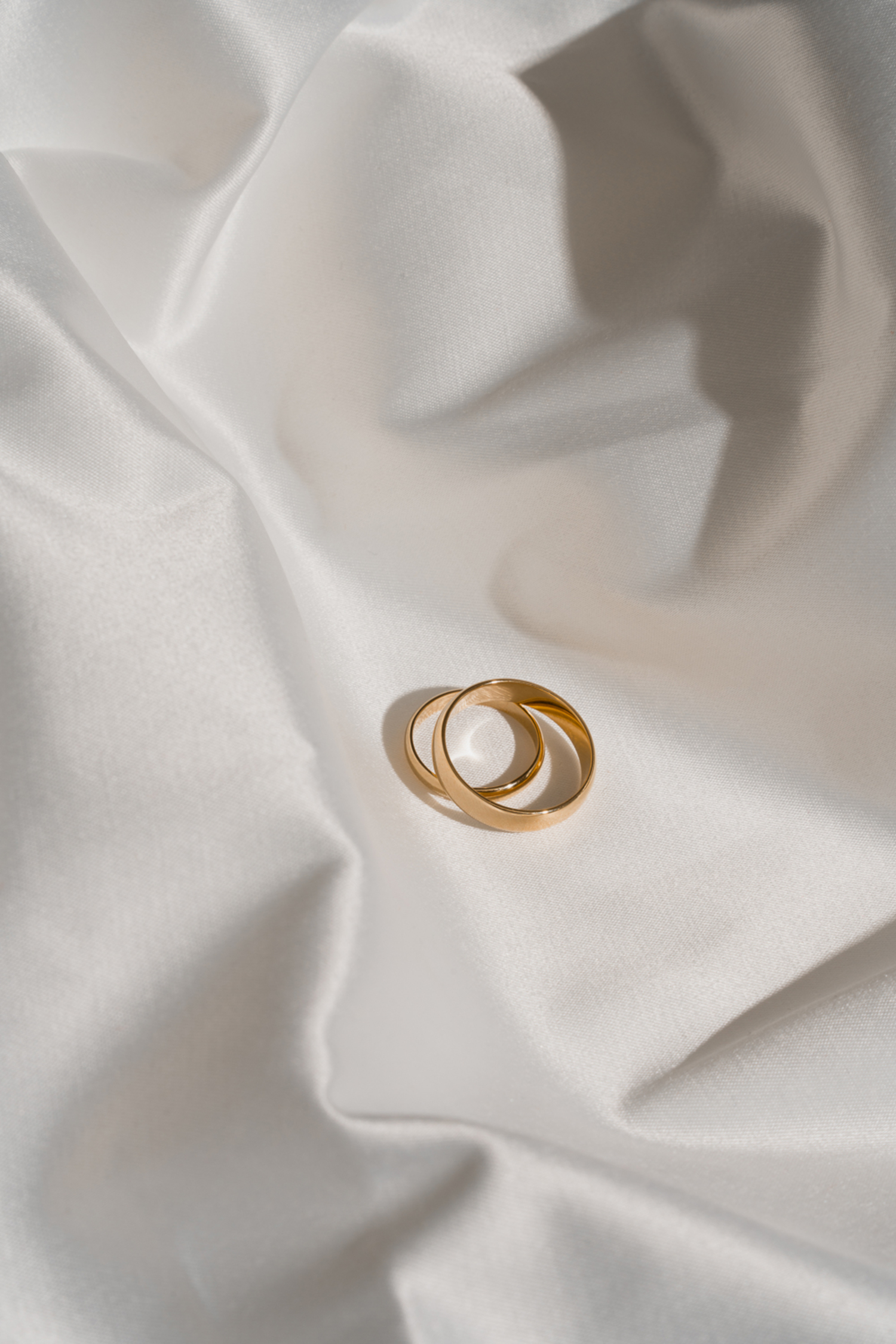 Gold halfround wedding bands dodatkowe zdjęcie 2