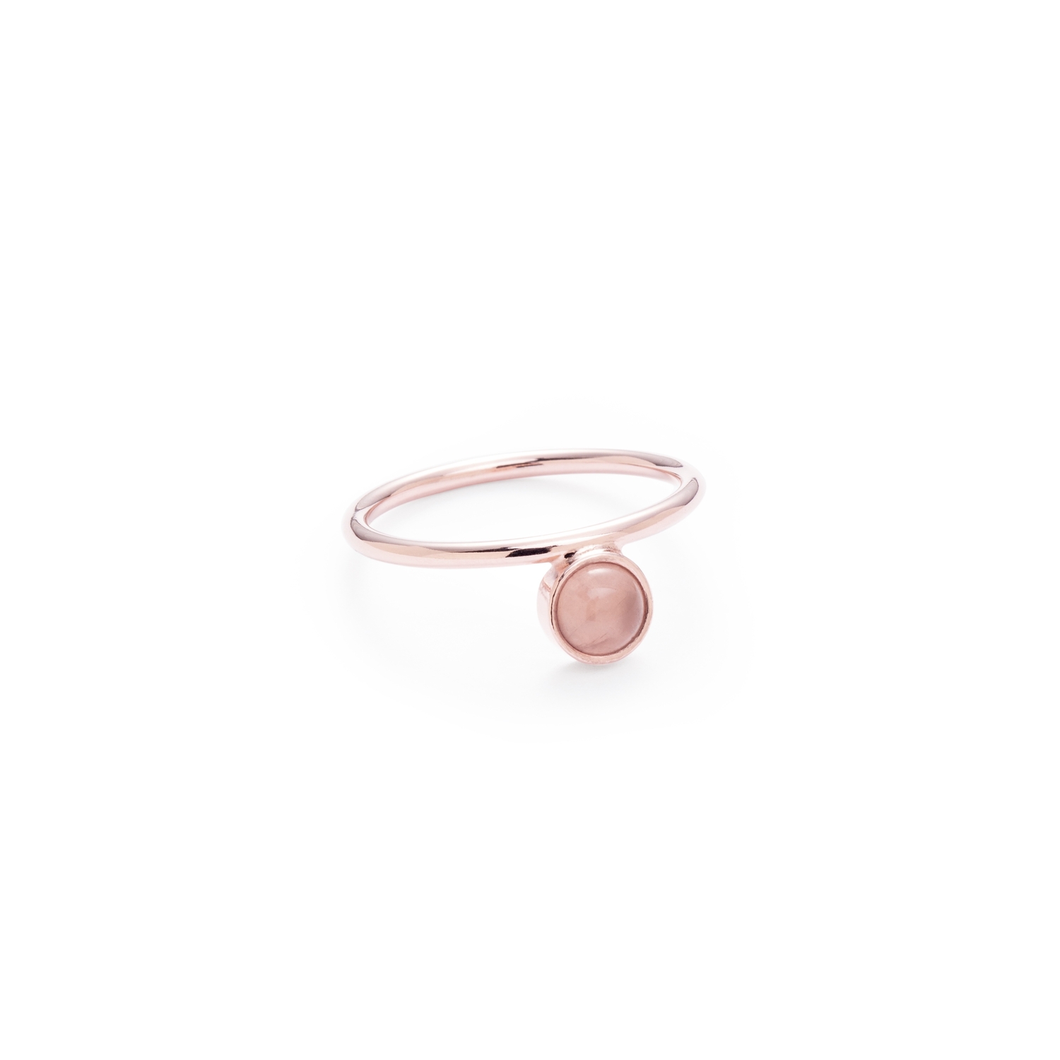 ZłoconyPierścionek essence rose gold 03 - ręcznie wykonana bezkompromisowa biżuteria