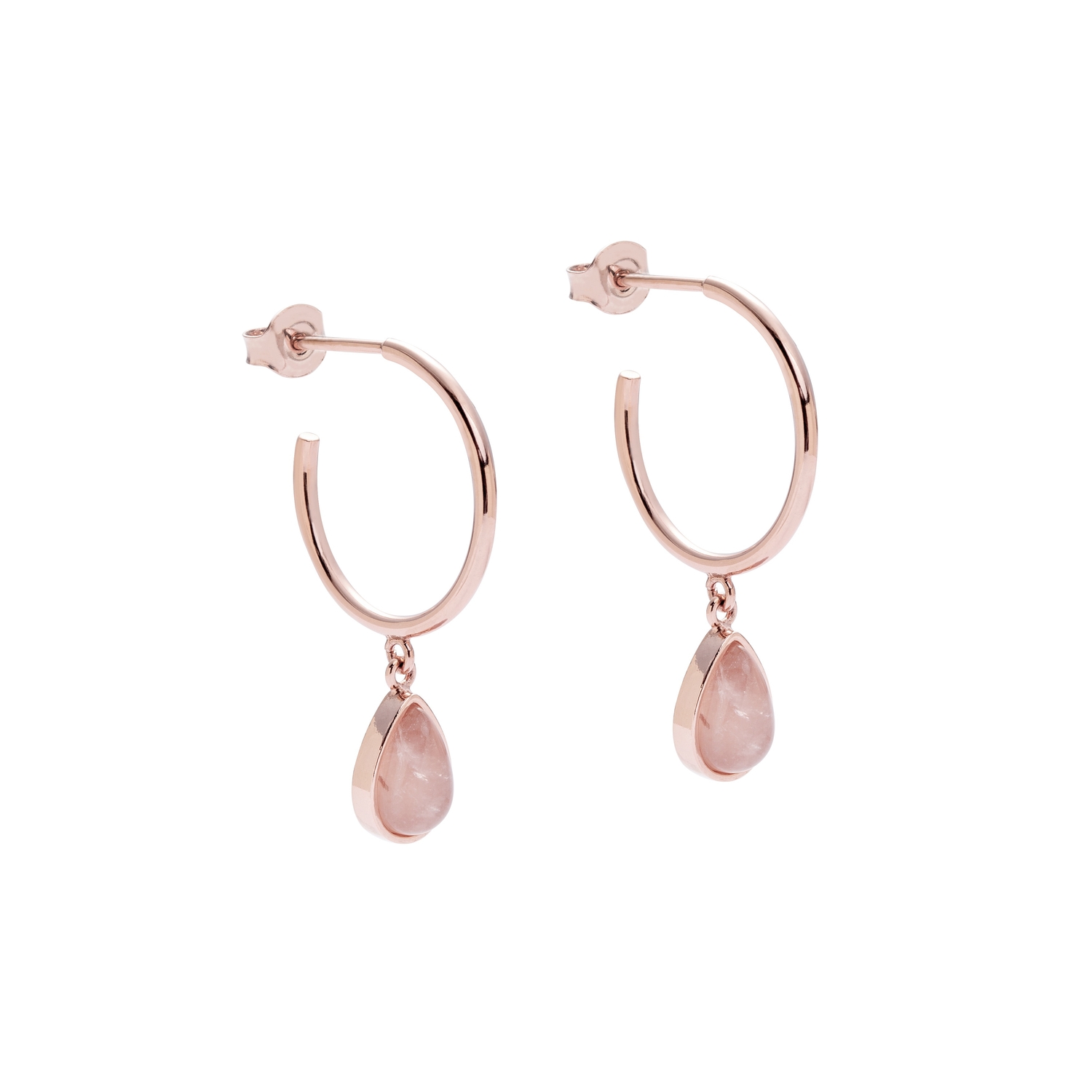 ZłoconeKolczyki essence rose gold 03 - ręcznie wykonana bezkompromisowa biżuteria