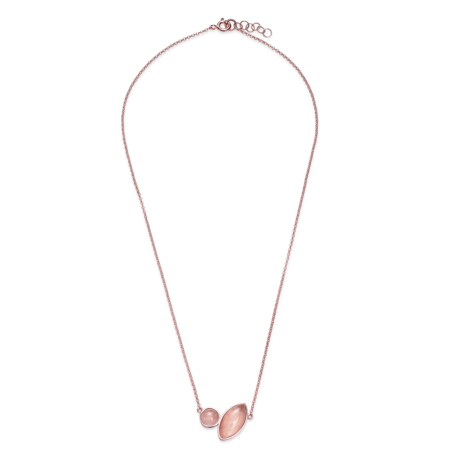ZłoconyNaszyjnik essence rose gold 02 - ręcznie wykonana bezkompromisowa biżuteria