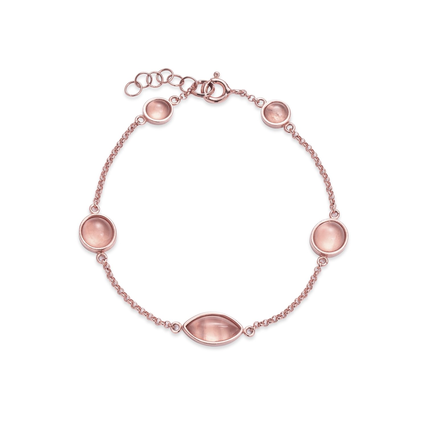 ZłoconaBransoletka essence rose gold 02 - ręcznie wykonana bezkompromisowa biżuteria