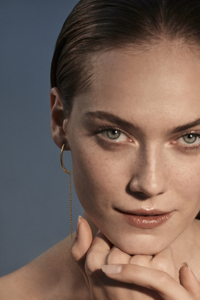 moon 05 gold earrings dodatkowe zdjęcie 1