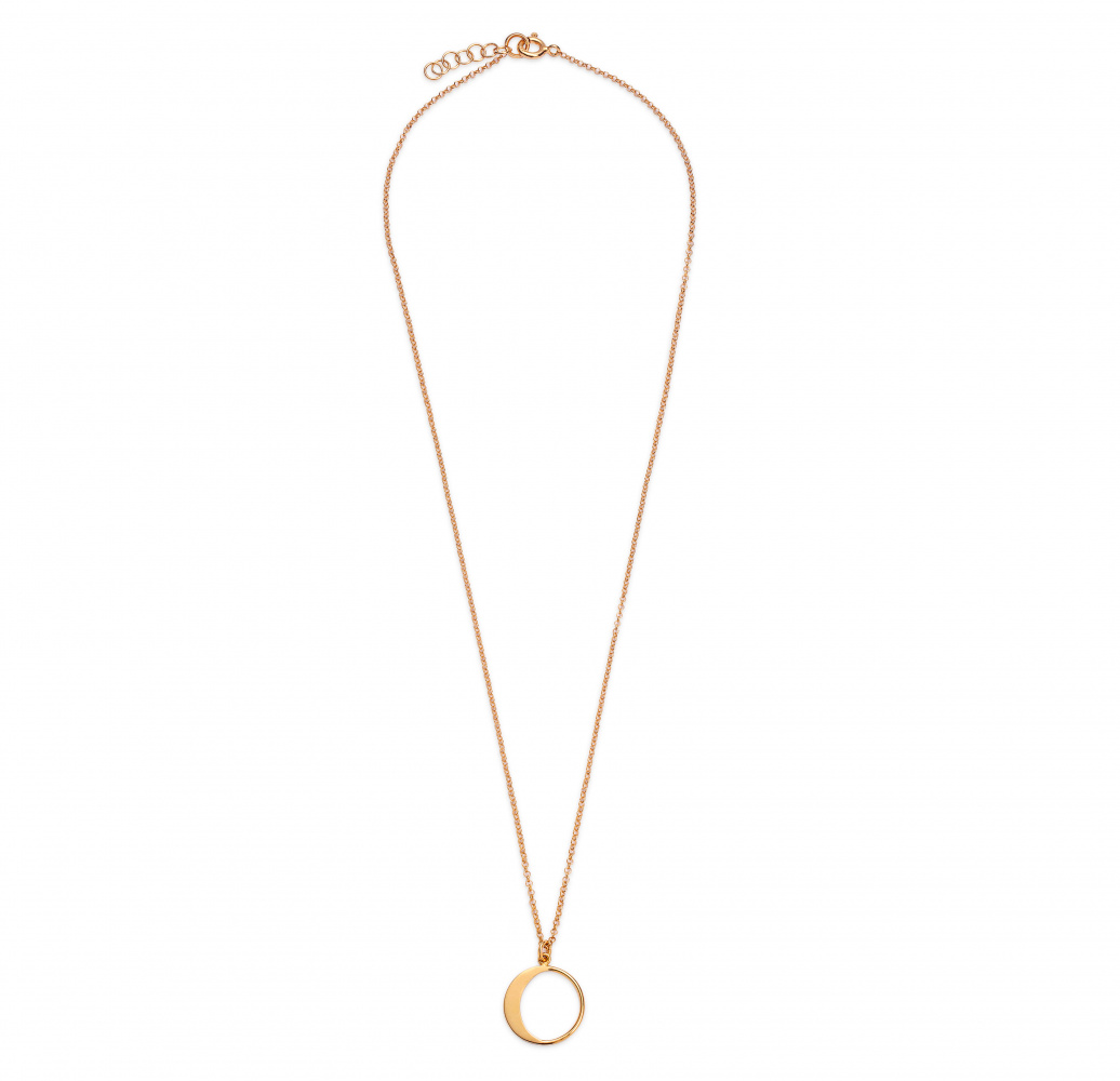 moon 01 gold necklace dodatkowe zdjęcie 1