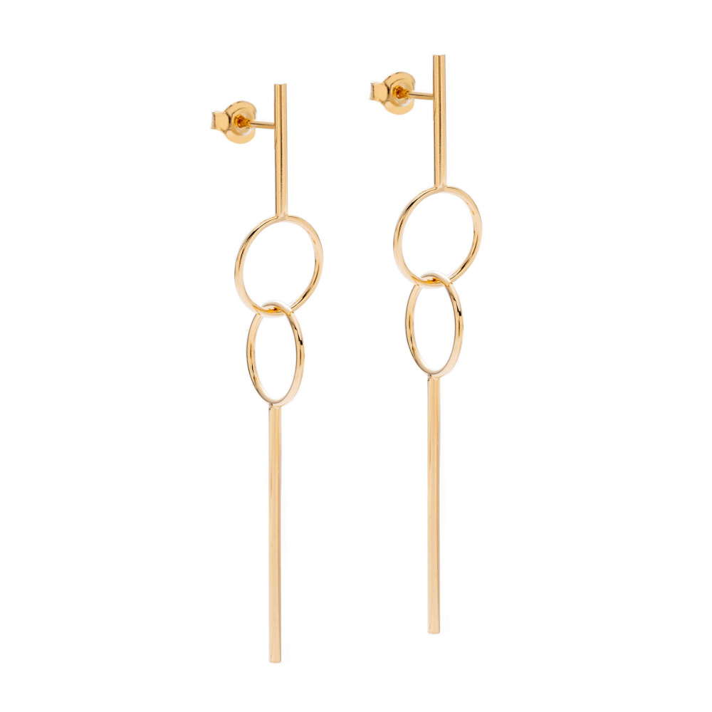 hoops 04 gold earrings
