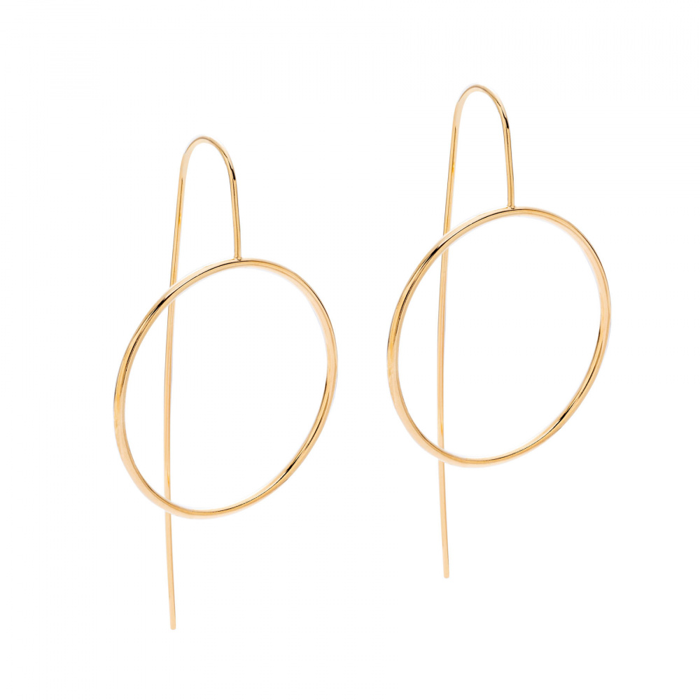 hoops 05 gold earrings