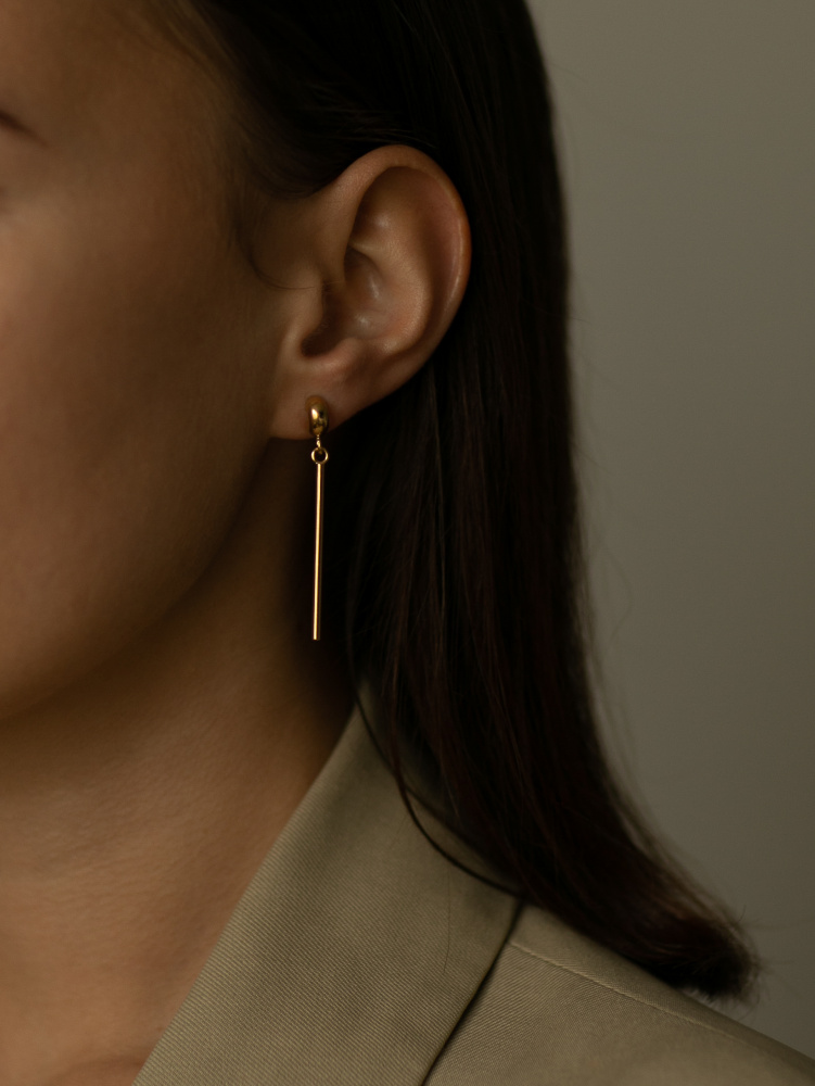 hoops 07 gold earrings dodatkowe zdjęcie 1