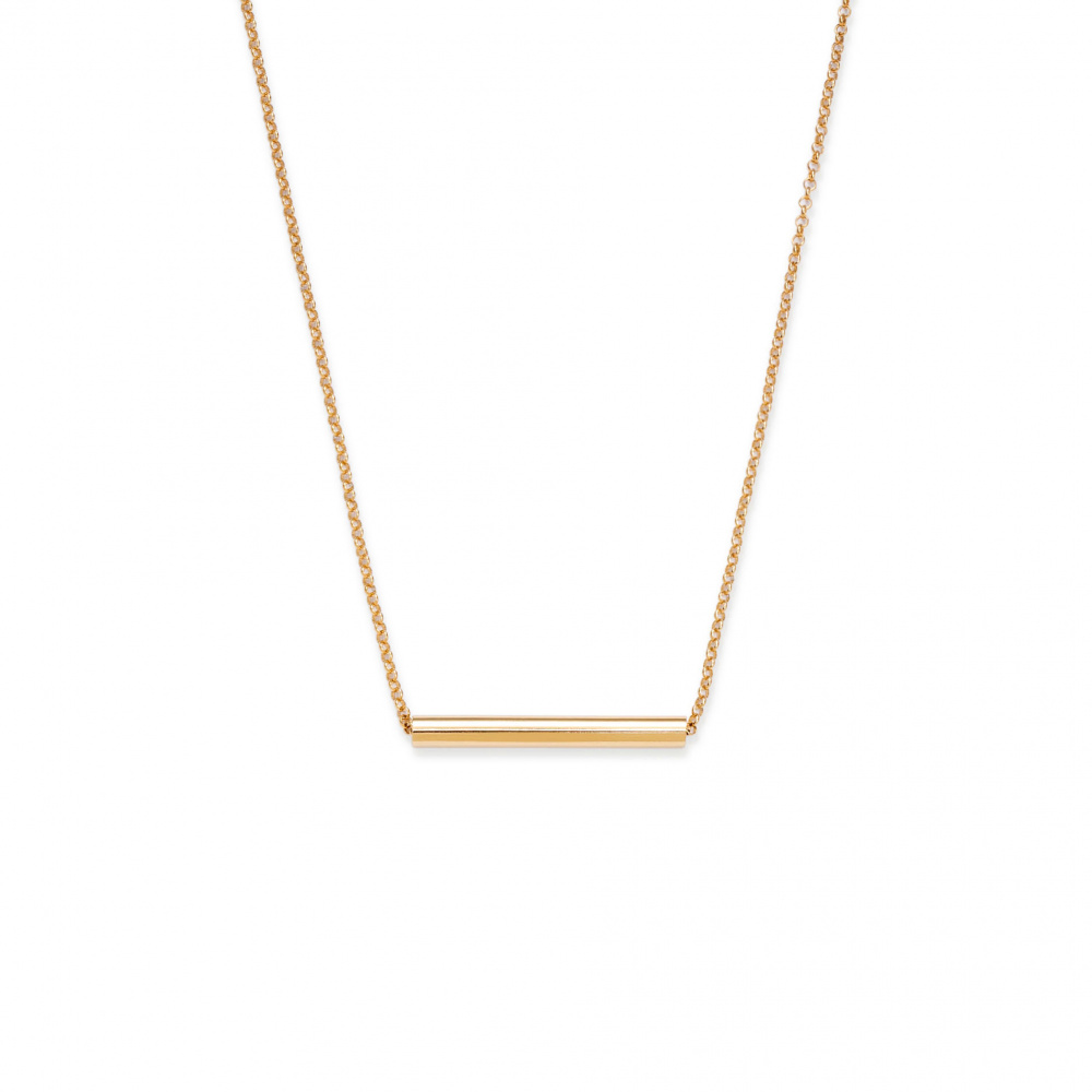 GoldplatedHoops 01 gold necklace - ręcznie wykonana bezkompromisowa biżuteria