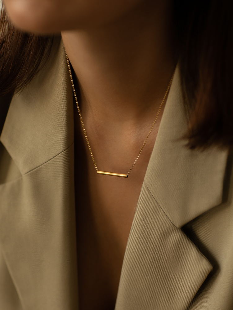 hoops 01 gold necklace dodatkowe zdjęcie 1