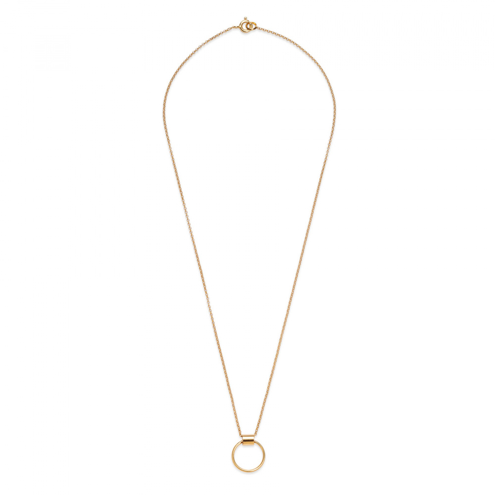 hoops 02 gold necklace dodatkowe zdjęcie 2