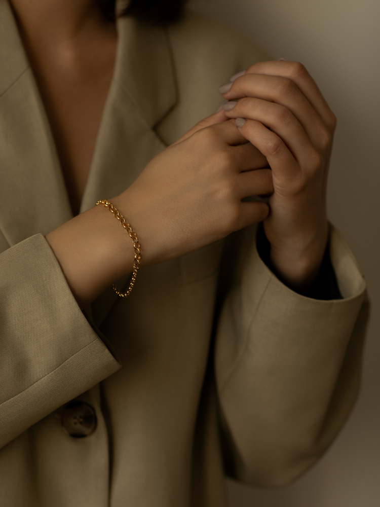 hoops 02 gold bracelet dodatkowe zdjęcie 1