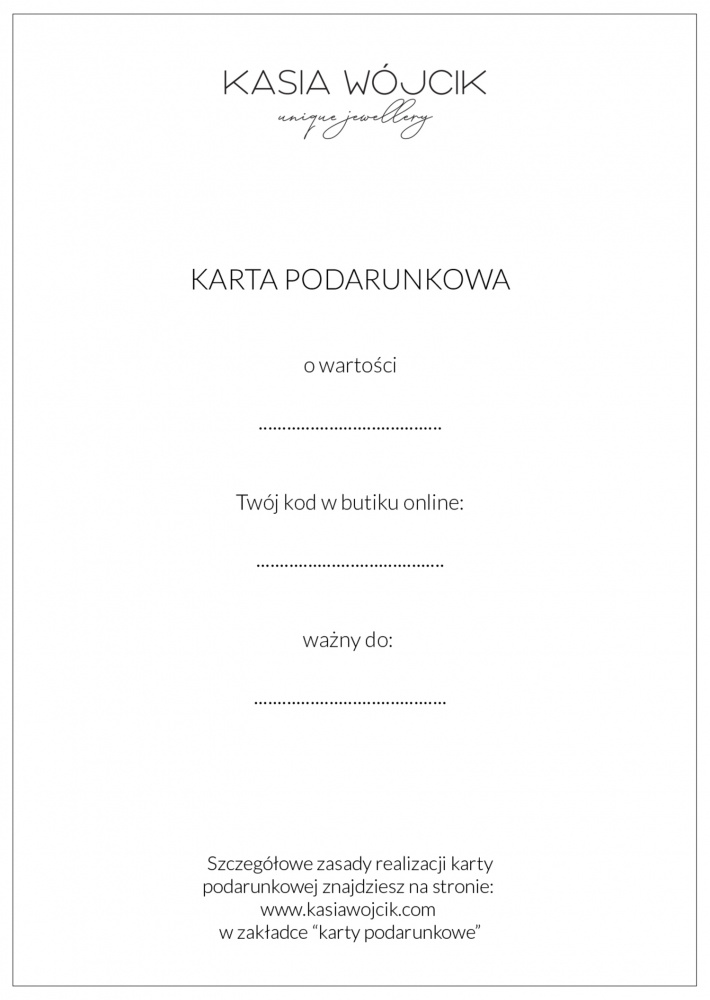 Złote karta podarunkowa 100 zł dodatkowe zdjęcie 1