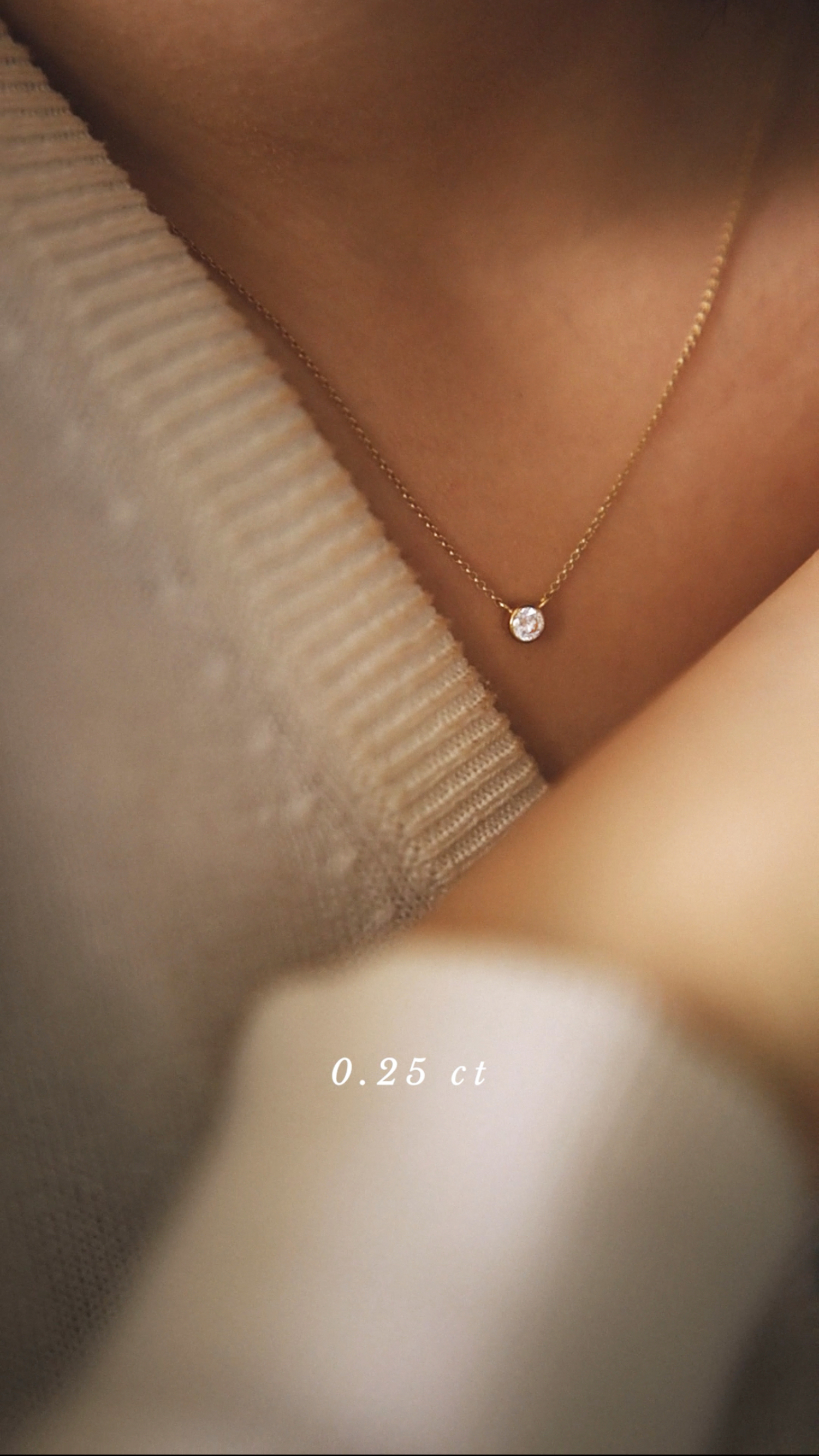 gold infinity 04 necklace with 0.25 diamond dodatkowe zdjęcie 1