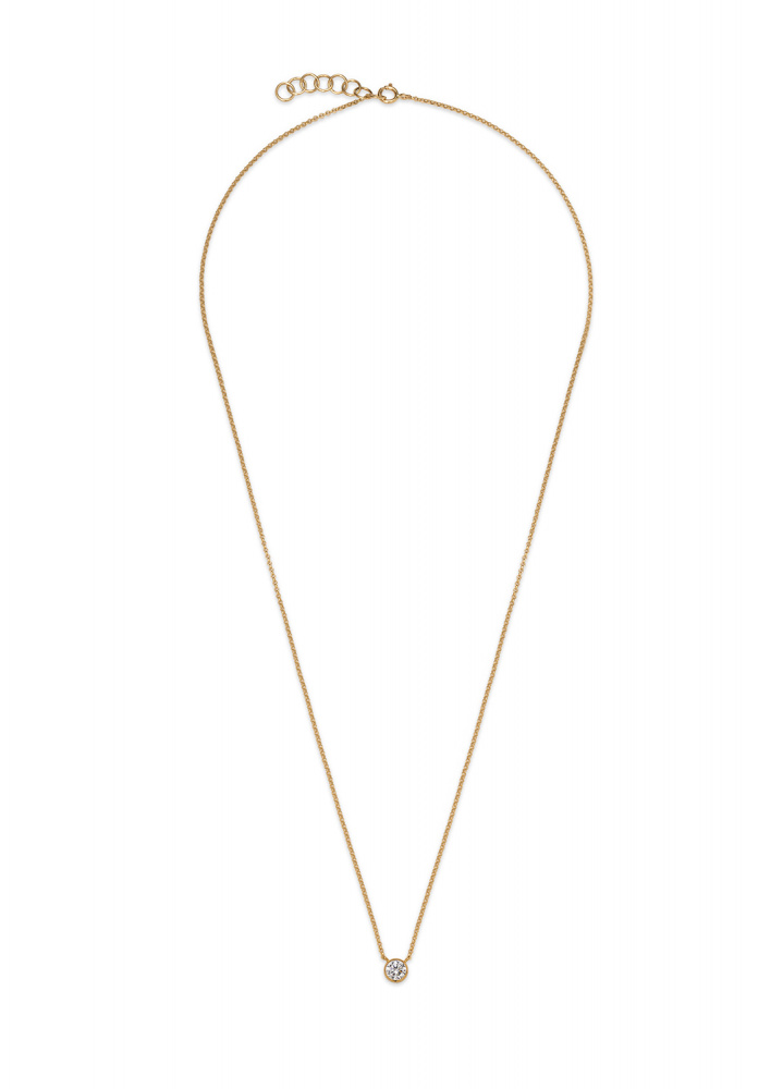 GoldGold infinity 04 necklace with 0.35 diamond - ręcznie wykonana bezkompromisowa biżuteria, zdjęcie 3