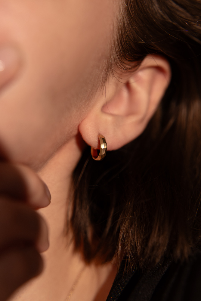 gold earrings iceberg 01 dodatkowe zdjęcie 1