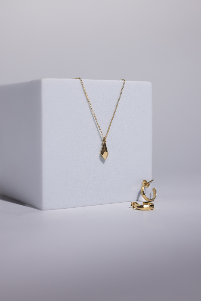 gold earrings iceberg 01 dodatkowe zdjęcie 2