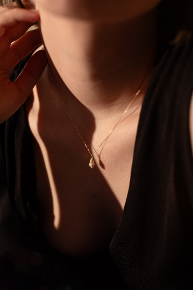 gold necklace iceberg 01 dodatkowe zdjęcie 1